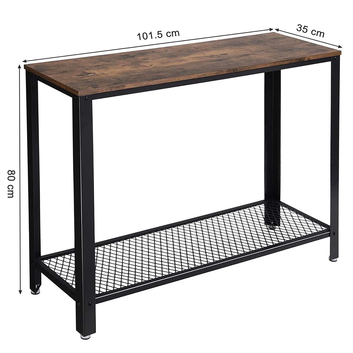 Red Living Console Morristown I - Marron / Noir 9 Red Living Console Morristown I - Marron / Noir – Image 7