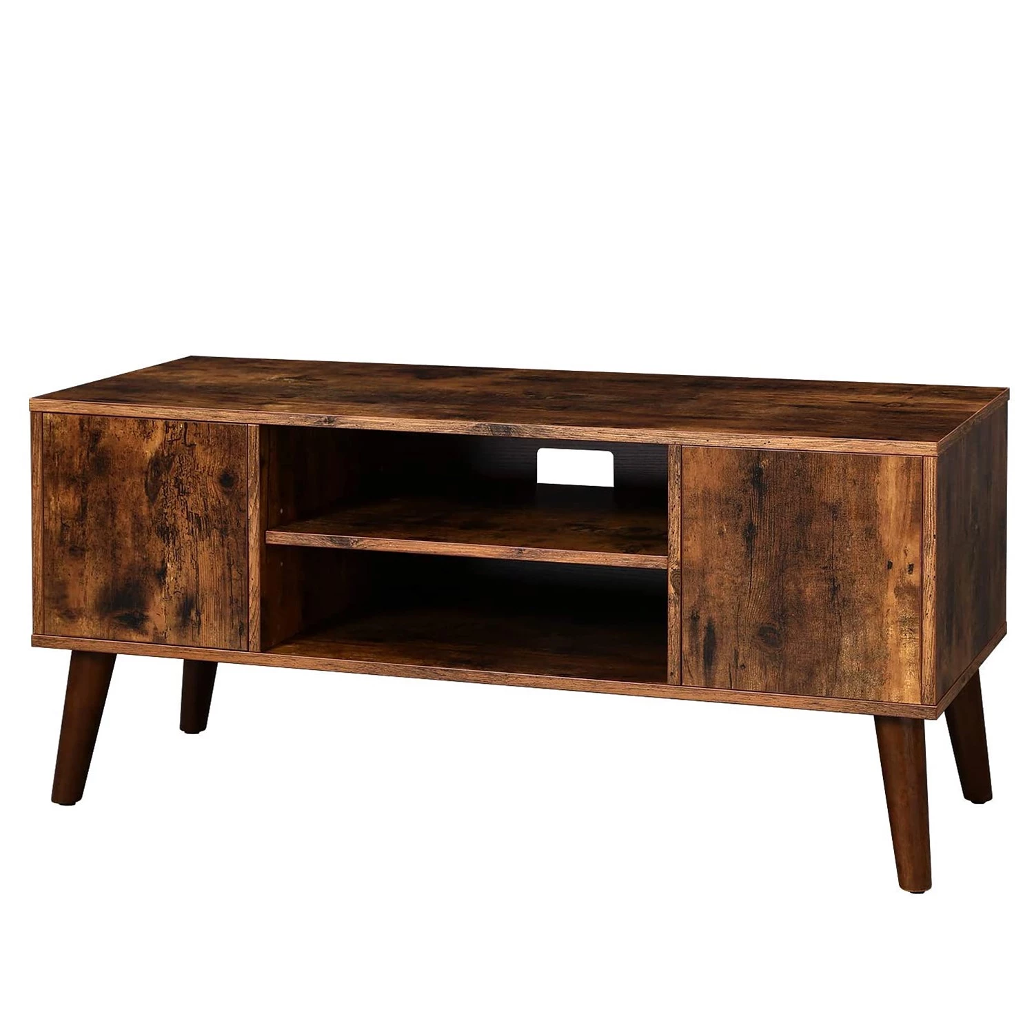 Red Living Meuble TV Hickling I - Marron / Hévéa 6 Red Living Meuble TV Hickling I - Marron / Hévéa – Image 4