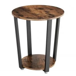 Red Living Bout de canapé Hexton - Marron / Noir