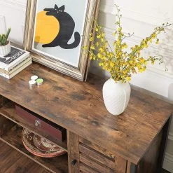 Red Living Meuble TV Condover II - Marron / Noir -Meubles de salon Soldes 1000225821 200914 06125400099 DETAILS P000000001000225821