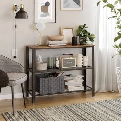 Red Living Console Morristown II - Marron / Noir 11 Red Living Console Morristown II - Marron / Noir -Meubles de salon Soldes 1000225823 200914 06130700113 MOOD DETAILS P000000001000225823 mood