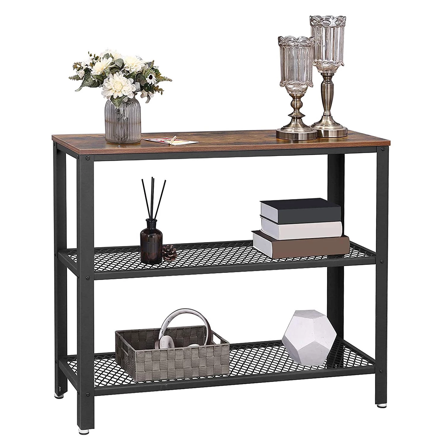 Red Living Console Morristown II - Marron / Noir 8 Red Living Console Morristown II - Marron / Noir – Image 6