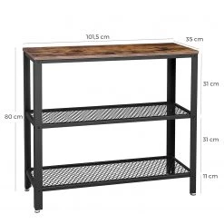 Red Living Console Morristown II - Marron / Noir 15 Red Living Console Morristown II - Marron / Noir -Meubles de salon Soldes 1000225823 200914 06131200118 SKETCH DETAILS P000000001000225823 sketch