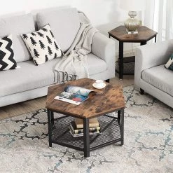 Red Living Table basse Morristown - Marron / Noir 10 Red Living Table basse Morristown - Marron / Noir -Meubles de salon Soldes 1000225833 200914 06134700168 DETAILS P000000001000225833