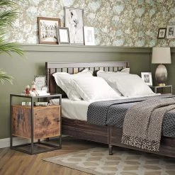 Red Living Bout de canapé Cottage Hill II - Verre / Métal - Marron / Noir -Meubles de salon Soldes 1000225835 200914 06135500181 MOOD DETAILS P000000001000225835 mood