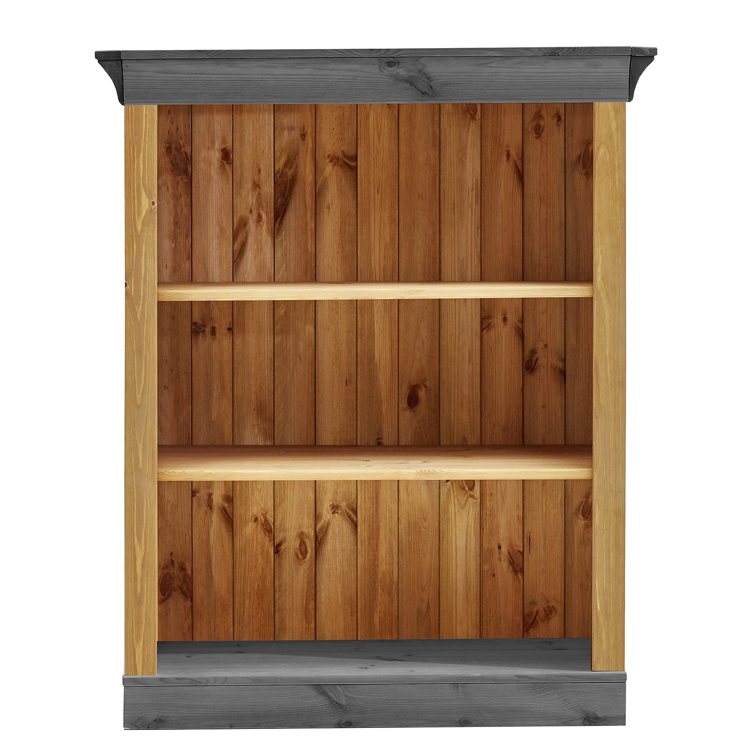 Maison Belfort Bibliothèque Bergen II - Pin coloris lessivé / Pin gris 3 Maison Belfort Bibliothèque Bergen II - Pin coloris lessivé / Pin gris