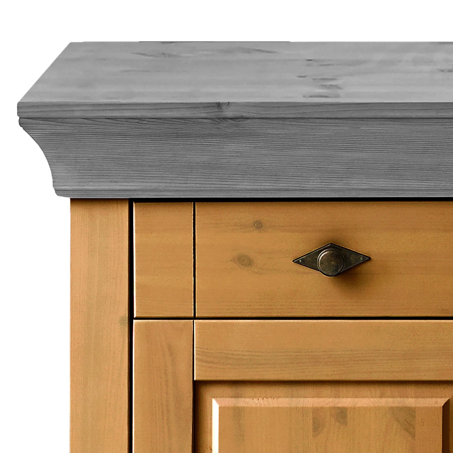 Maison Belfort Buffet Bergen II - Pin coloris lessivé / Pin gris 9 Maison Belfort Buffet Bergen II - Pin coloris lessivé / Pin gris – Image 7