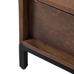 Ars manufacti Vitrine Copp - Manguier massif / Métal - Cuivre / Manguier foncé -Meubles de salon Soldes 1000226079 210429 12193800011 DETAILS P000000001000226079