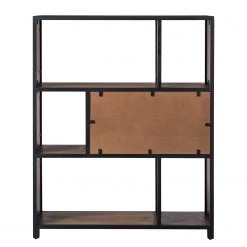 Ars manufacti Étagère Moboki - Manguier massif / Métal - Manguier foncé / Noir -Meubles de salon Soldes 1000226166 210430 12501800005 DETAILS P000000001000226166