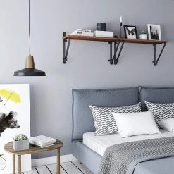 Red Living Étagères murales Litchfield (lot de 2) - Marron / Noir 13 Red Living Étagères murales Litchfield (lot de 2) - Marron / Noir -Meubles de salon Soldes 1000226204 200922 17385700115 DETAILS P000000001000226204