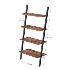 Red Living Étagère échelle Crosshill I - Marron / Noir 15 Red Living Étagère échelle Crosshill I - Marron / Noir -Meubles de salon Soldes 1000226210 200922 17391200154 SKETCH DETAILS P000000001000226210 sketch