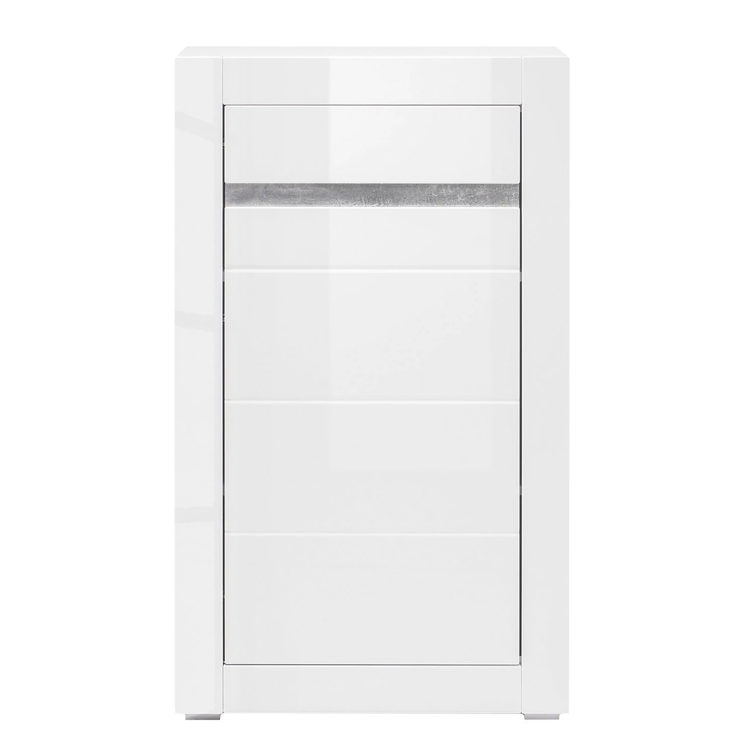 Loftscape Commode Cape Ann IV - Blanc brillant / Blanc mat 7 Loftscape Commode Cape Ann IV - Blanc brillant / Blanc mat – Image 5