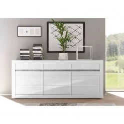 Loftscape Buffet Cape Ann I - Blanc brillant / Blanc mat 9 Loftscape Buffet Cape Ann I - Blanc brillant / Blanc mat -Meubles de salon Soldes 1000226252 200923 15531600053 MOOD DETAILS P000000001000226252 mood
