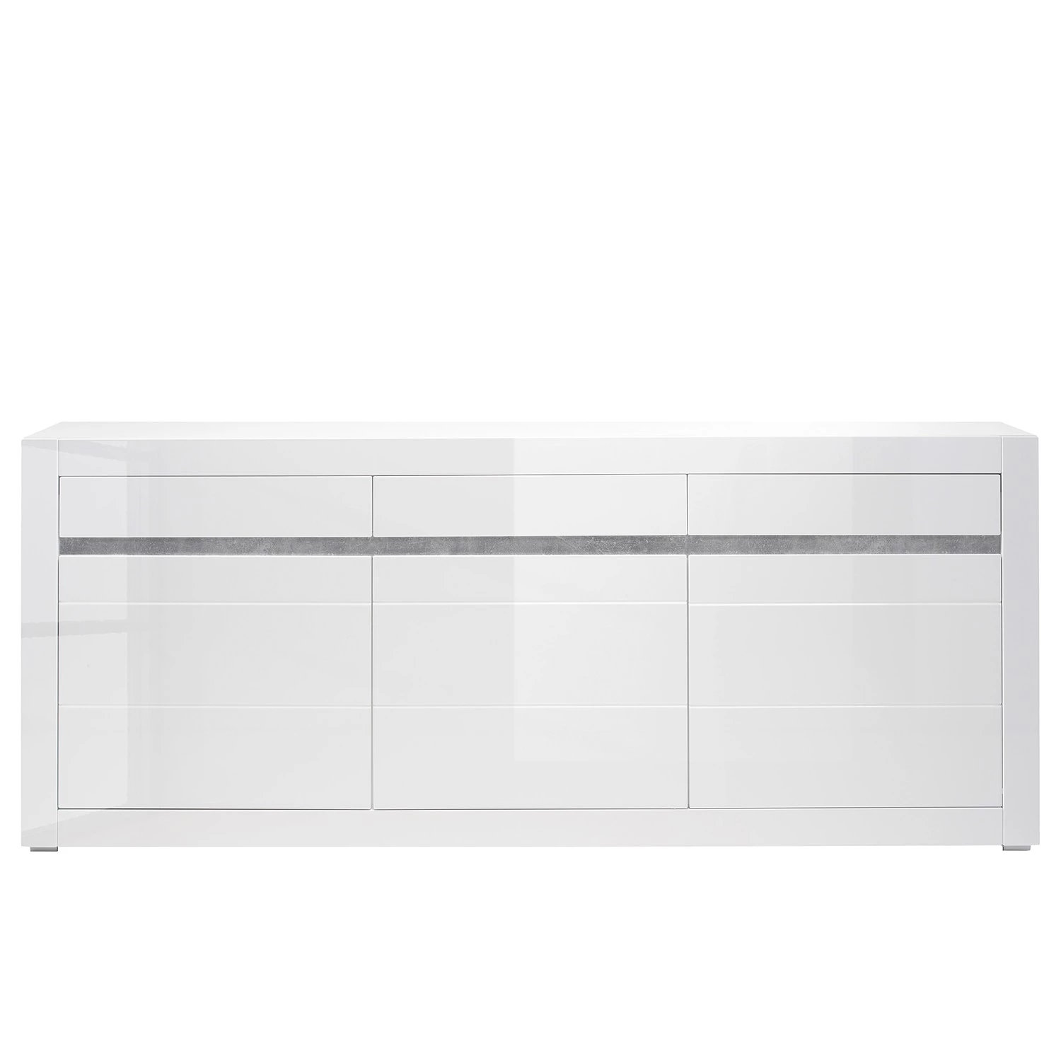 Loftscape Buffet Cape Ann I - Blanc brillant / Blanc mat 7 Loftscape Buffet Cape Ann I - Blanc brillant / Blanc mat – Image 5