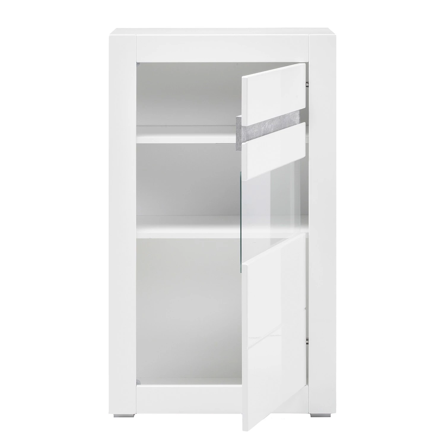 Loftscape Ensemble meubles TV Cape Ann III (4 él.) - Blanc brillant / Blanc mat 14 Loftscape Ensemble meubles TV Cape Ann III (4 él.) - Blanc brillant / Blanc mat – Image 12