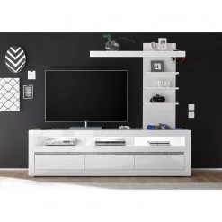 Loftscape Ensemble meubles TV Cape Ann II (2 él.) - Blanc brillant / Blanc mat -Meubles de salon Soldes 1000226256 200923 15535600085 MOOD DETAILS P000000001000226256 mood