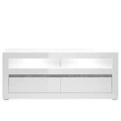 Loftscape Ensemble meubles TV Cape Ann V (4 élém.) - Blanc brillant / Blanc mat -Meubles de salon Soldes 1000226257 200923 15541300098 DETAILS P000000001000226257