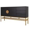 Tenzo Buffet Scoop - Partiellement en chêne massif - Noir 2 Tenzo Buffet Scoop - Partiellement en chêne massif - Noir -Meubles de salon Soldes 1000226393 201006 12073800139 IMAGE P000000001000226393