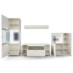 Loftscape Meubles TV muraux Cassville I ( 4 élém.) - Blanc mat / Anthracite -Meubles de salon Soldes 1000226401 200925 06051800007 DETAILS P000000001000226401