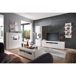 Loftscape Meubles TV muraux Cassville II ( 4 él.) - Blanc mat / Anthracite 18 Loftscape Meubles TV muraux Cassville II ( 4 él.) - Blanc mat / Anthracite -Meubles de salon Soldes 1000226402 200925 06053600019 MOOD DETAILS P000000001000226402 mood