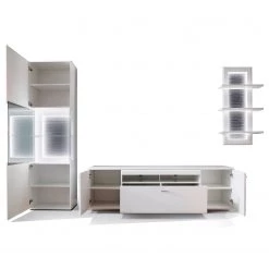 Loftscape Meubles TV muraux Cassville II ( 4 él.) - Blanc mat / Anthracite 21 Loftscape Meubles TV muraux Cassville II ( 4 él.) - Blanc mat / Anthracite -Meubles de salon Soldes 1000226402 200925 06054000022 DETAILS P000000001000226402