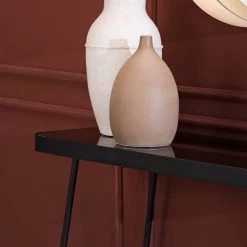 Red Living Console Kingswell - Verre / Métal - Gris / Noir -Meubles de salon Soldes 1000226423 220429 050 DETAILS P000000001000226423