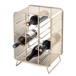 Red Living Porte-bouteille Massillon - Métal - Doré -Meubles de salon Soldes 1000227241 201006 13141800051 DETAILS P000000001000227241