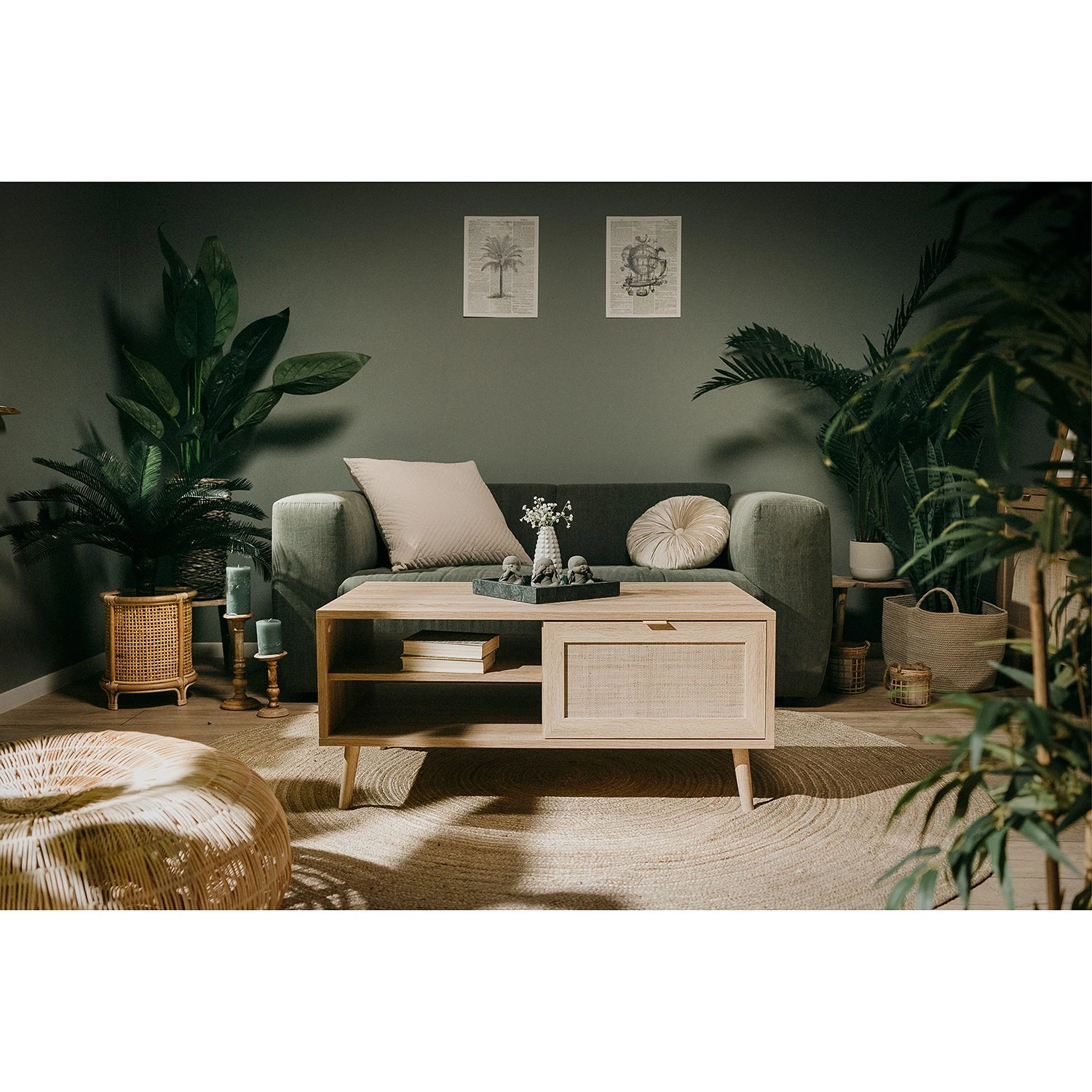 Naturoo Table basse Bouzy - Imitation chêne Sonoma 4 Naturoo Table basse Bouzy - Imitation chêne Sonoma – Image 2