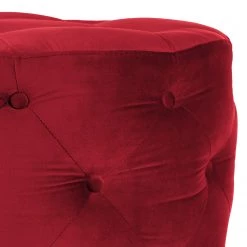 Loftscape Repose-pieds Redmond I - Velours Ravi: Rouge -Meubles de salon Soldes 1000227305 210408 15534600004 DETAILS P000000001000227305
