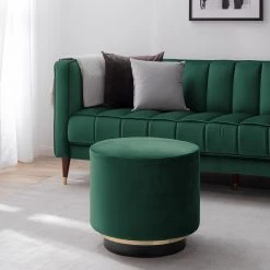 Loftscape Repose-pieds Redmond II - Velours Ravi: Vert vieilli 13 Loftscape Repose-pieds Redmond II - Velours Ravi: Vert vieilli -Meubles de salon Soldes 1000227309 210426 15523300004 MOOD DETAILS P000000001000227309 mood