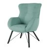 Loftscape Fauteuil Newfield - Tissu - Tissu Voer: Bleu clair