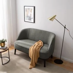 Ridgevalley Canapé Voiteur (2-3 places) - Tissu Noela: Gris - Hêtre foncé -Meubles de salon Soldes 1000227374 210426 16051100163 MOOD DETAILS P000000001000227374 mood