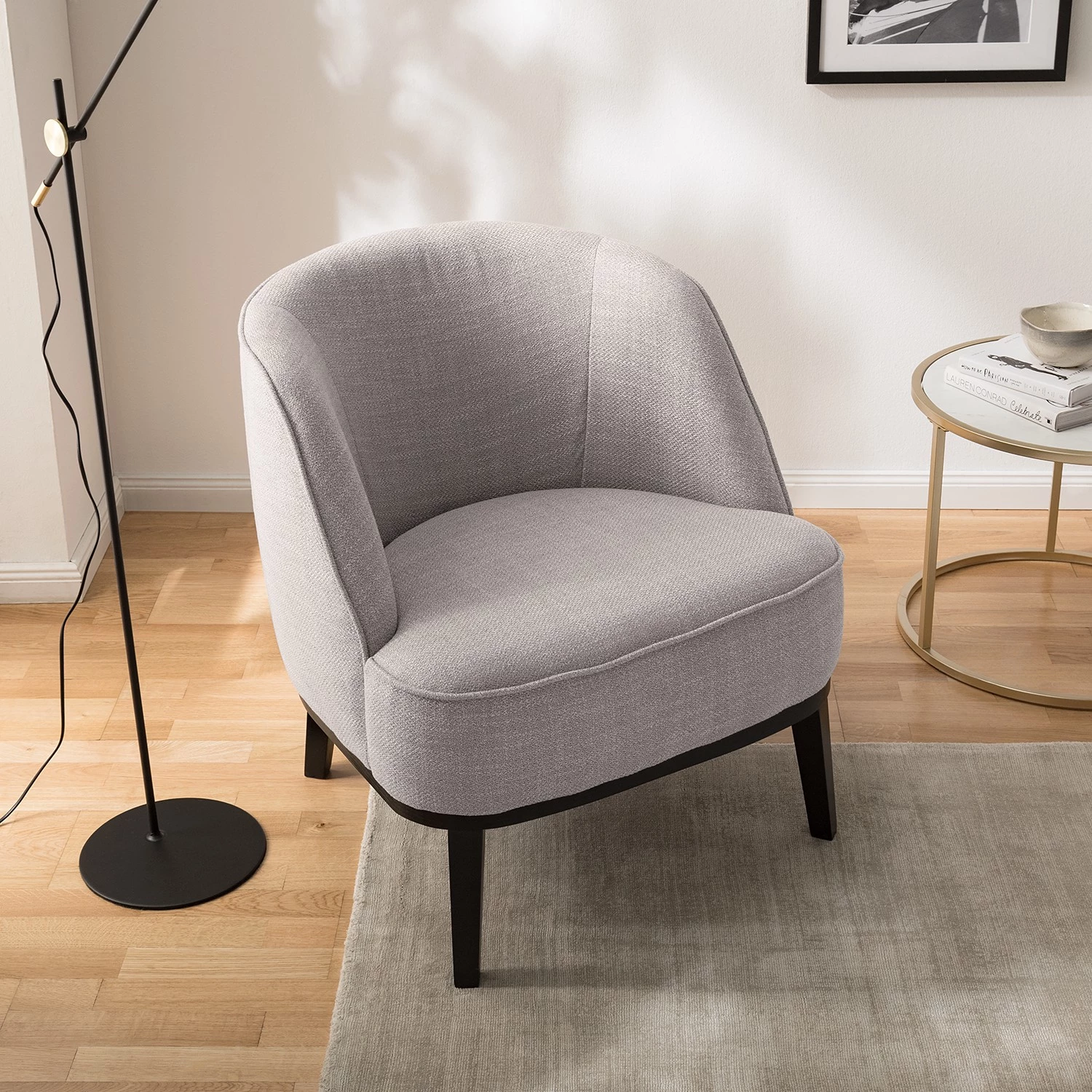 Ridgevalley Fauteuil Voiteur - Tissu Noela: Gris clair 4 Ridgevalley Fauteuil Voiteur - Tissu Noela: Gris clair – Image 2