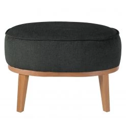 Ridgevalley Repose-pieds Voiteur - Tissu Nere: Noir - Hêtre clair -Meubles de salon Soldes 1000227414 210414 06452000142 DETAILS P000000001000227414