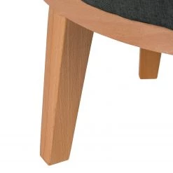 Ridgevalley Repose-pieds Voiteur - Tissu Nere: Noir - Hêtre clair -Meubles de salon Soldes 1000227414 210414 06452900146 DETAILS P000000001000227414