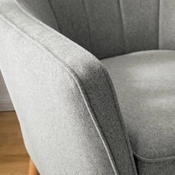 Ridgevalley Fauteuil Tarco - Tissu Voer: Gris -Meubles de salon Soldes 1000227419 210428 11281100085 DETAILS P000000001000227419