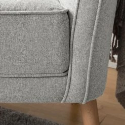 Ridgevalley Fauteuil Tarco - Tissu Voer: Gris -Meubles de salon Soldes 1000227419 210428 11281100086 DETAILS P000000001000227419