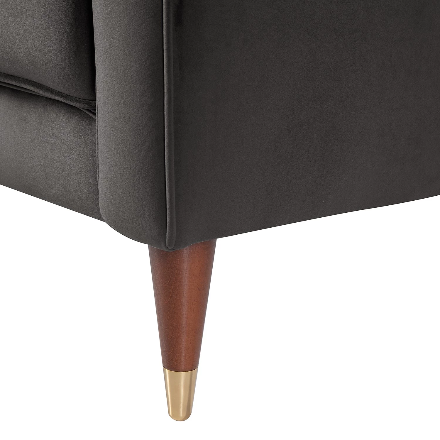 Red Living Canapé Suzy (2-3 places) - Velours Ravi: Gris 17 Red Living Canapé Suzy (2-3 places) - Velours Ravi: Gris – Image 15