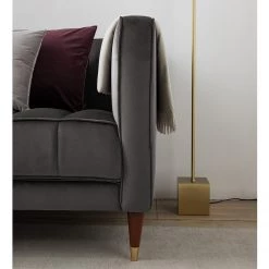 Red Living Canapé Suzy (2-3 places) - Velours Ravi: Gris 28 Red Living Canapé Suzy (2-3 places) - Velours Ravi: Gris -Meubles de salon Soldes 1000227441 210506 10194700189 DETAILS P000000001000227441