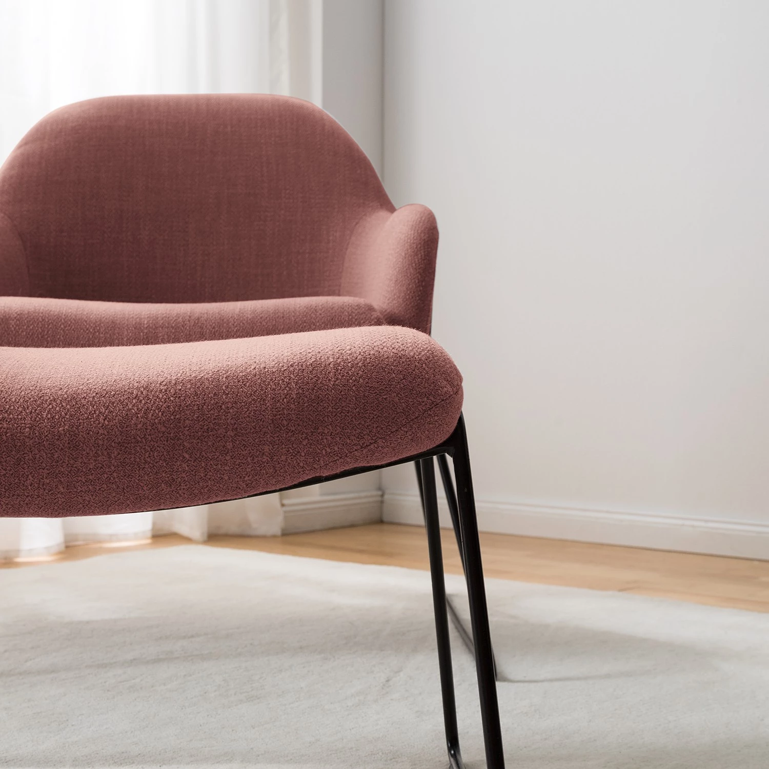 Red Living Repose-pieds Culin - Tissu Noela: Mauve 10 Red Living Repose-pieds Culin - Tissu Noela: Mauve – Image 8