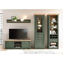 Norrwood Ensemble meubles TV Cardet I (4 élém.) - Vert mousse / Imitation chêne de Wotan 24 Norrwood Ensemble meubles TV Cardet I (4 élém.) - Vert mousse / Imitation chêne de Wotan -Meubles de salon Soldes 1000227559 201016 13035000052 MOOD DETAILS P000000001000227559 mood