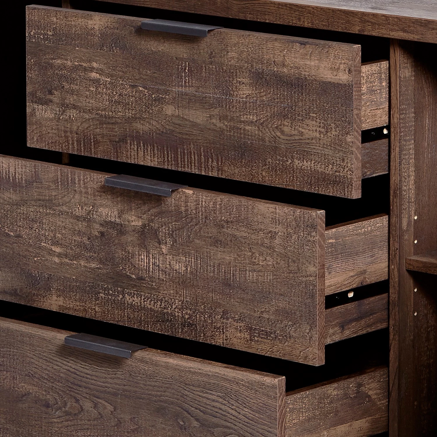 Jahnke Enfilade Loop II - Imitation chêne rustique 10 Jahnke Enfilade Loop II - Imitation chêne rustique – Image 8