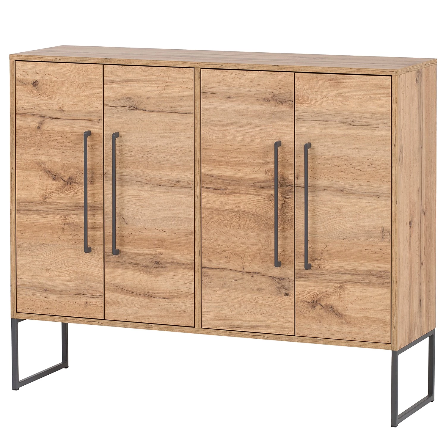 Schildmeyer Commode Limmo I - Imitation chêne rustique / Noir 3 Schildmeyer Commode Limmo I - Imitation chêne rustique / Noir