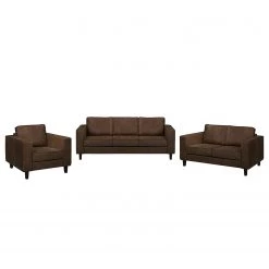 Norrwood Fauteuil MAISON - Tissage à plat - Tissu composite Xia: Marron foncé -Meubles de salon Soldes 1000230411 210205 13432000019 DETAILS P000000001000230411