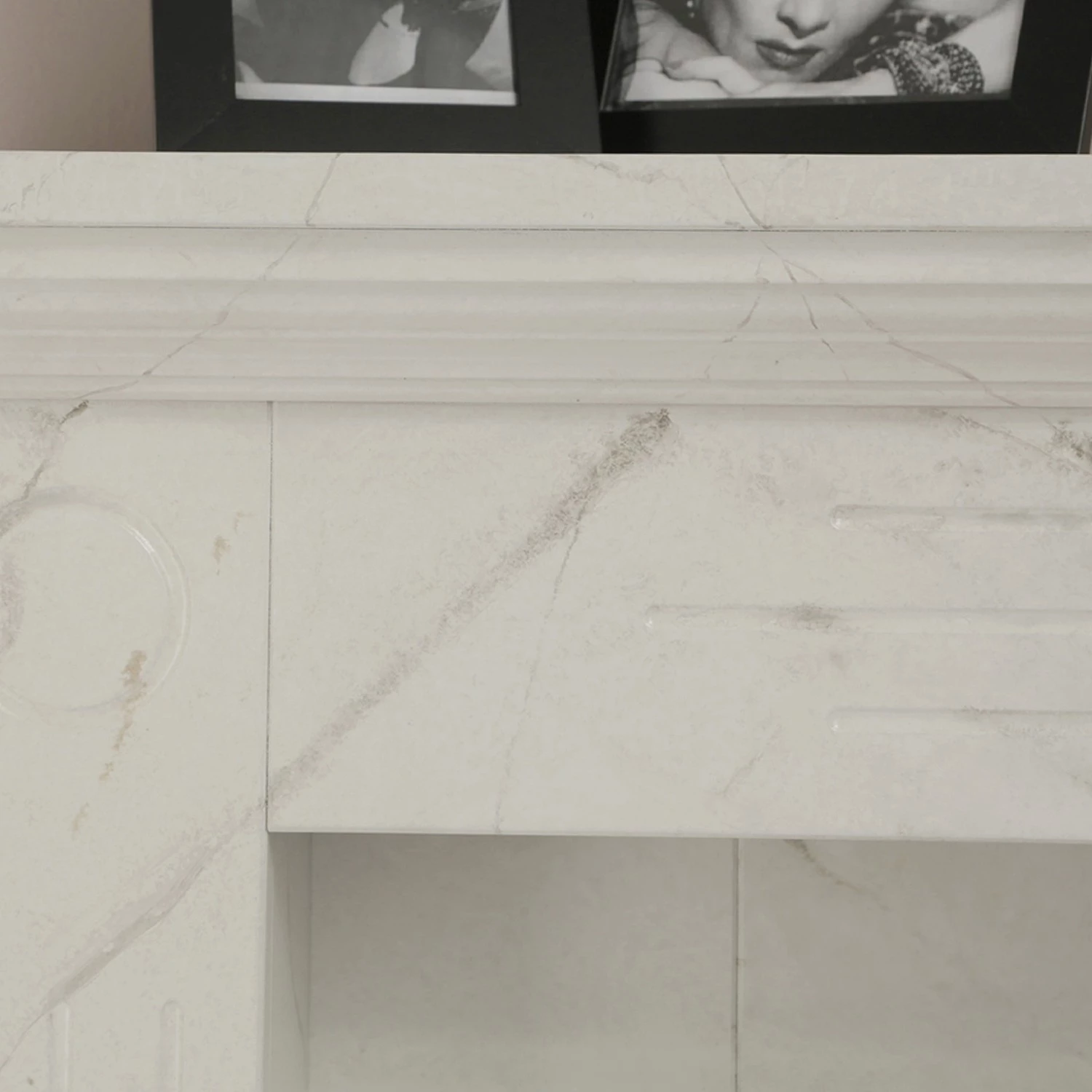 Loftscape Cheminée électrique Boyne - Imitation marbre blanc 15 Loftscape Cheminée électrique Boyne - Imitation marbre blanc – Image 13