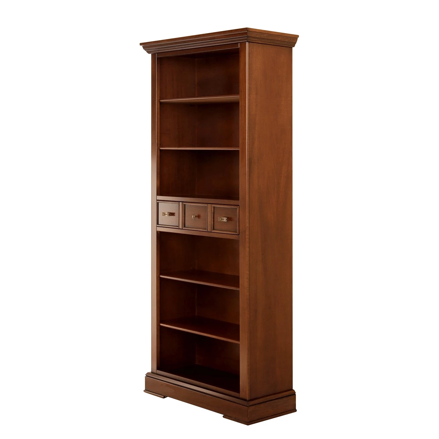 Ridgevalley Étagère Brieux II - Placage en bois véritable - Tulipier ancien 3 Ridgevalley Étagère Brieux II - Placage en bois véritable - Tulipier ancien