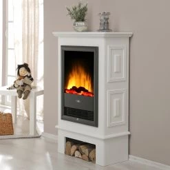 Loftscape Cheminée électrique Toudon - Blanc -Meubles de salon Soldes 1000230625 201113 12542800111 MOOD DETAILS P000000001000230625 mood