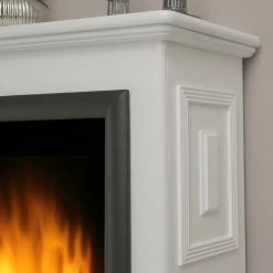 Loftscape Cheminée électrique Toudon - Blanc -Meubles de salon Soldes 1000230625 201113 12543600119 DETAILS P000000001000230625