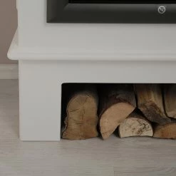 Loftscape Cheminée électrique Toudon - Blanc -Meubles de salon Soldes 1000230625 201113 12544200124 DETAILS P000000001000230625