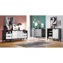 Loftscape Buffet Nevez II - Blanc / Gris 18 Loftscape Buffet Nevez II - Blanc / Gris -Meubles de salon Soldes 1000230749 201113 13072300003 MOOD DETAILS P000000001000230749 mood